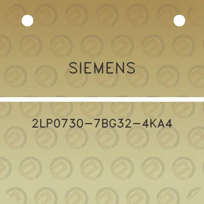 siemens-2lp0730-7bg32-4ka4