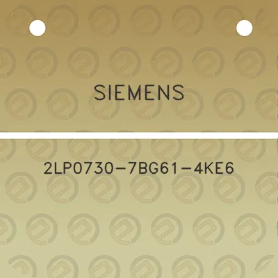 siemens-2lp0730-7bg61-4ke6