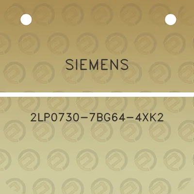 siemens-2lp0730-7bg64-4xk2