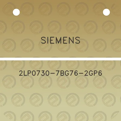 siemens-2lp0730-7bg76-2gp6