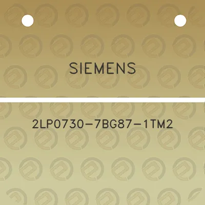 siemens-2lp0730-7bg87-1tm2