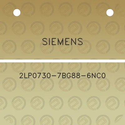 siemens-2lp0730-7bg88-6nc0