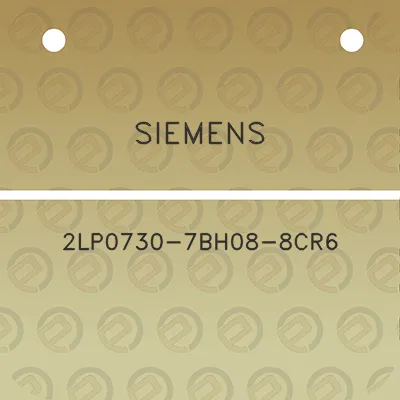 siemens-2lp0730-7bh08-8cr6