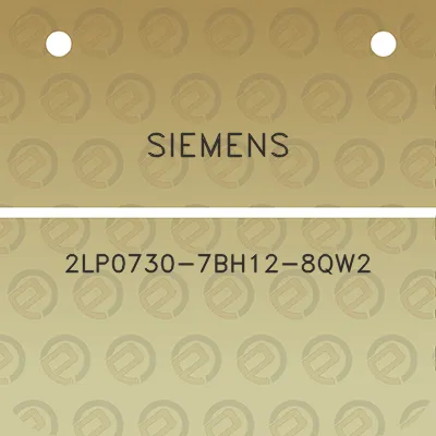 siemens-2lp0730-7bh12-8qw2