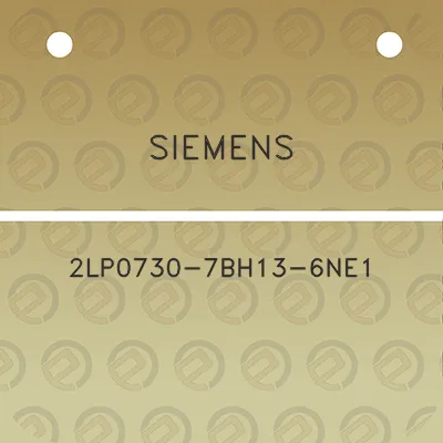 siemens-2lp0730-7bh13-6ne1