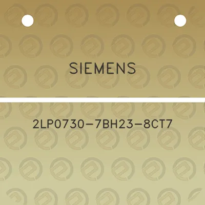 siemens-2lp0730-7bh23-8ct7