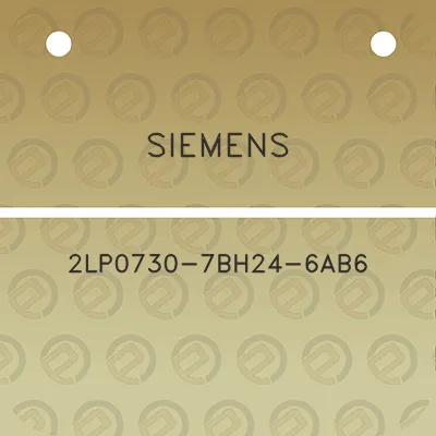 siemens-2lp0730-7bh24-6ab6