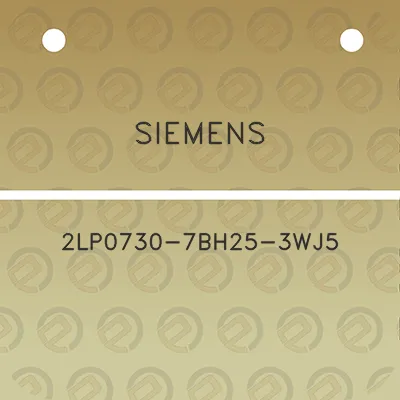 siemens-2lp0730-7bh25-3wj5