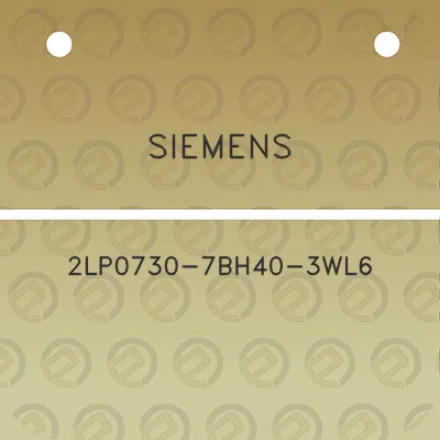 siemens-2lp0730-7bh40-3wl6