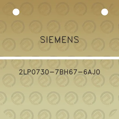 siemens-2lp0730-7bh67-6aj0