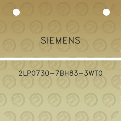 siemens-2lp0730-7bh83-3wt0