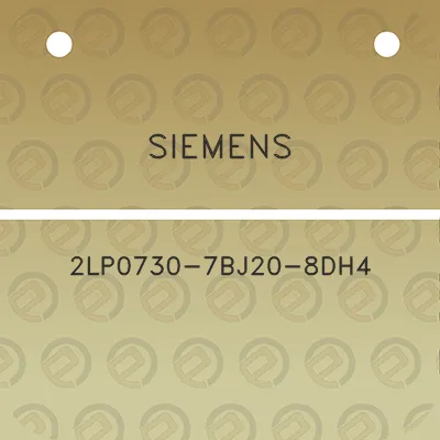 siemens-2lp0730-7bj20-8dh4