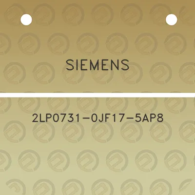 siemens-2lp0731-0jf17-5ap8