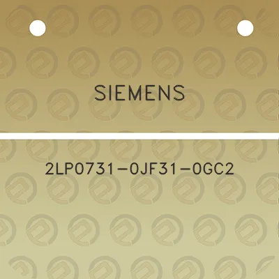 siemens-2lp0731-0jf31-0gc2