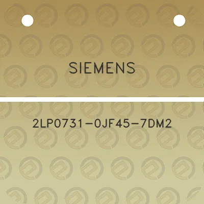 siemens-2lp0731-0jf45-7dm2