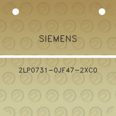 siemens-2lp0731-0jf47-2xc0