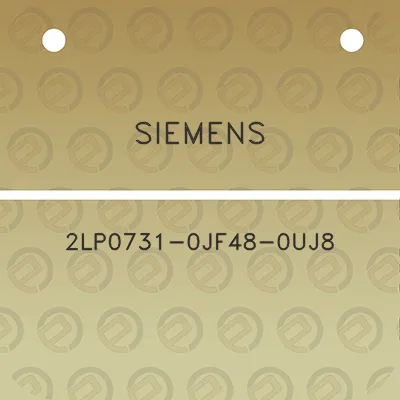 siemens-2lp0731-0jf48-0uj8