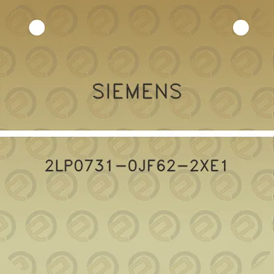 siemens-2lp0731-0jf62-2xe1