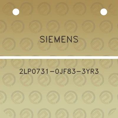 siemens-2lp0731-0jf83-3yr3