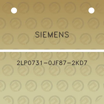 siemens-2lp0731-0jf87-2kd7