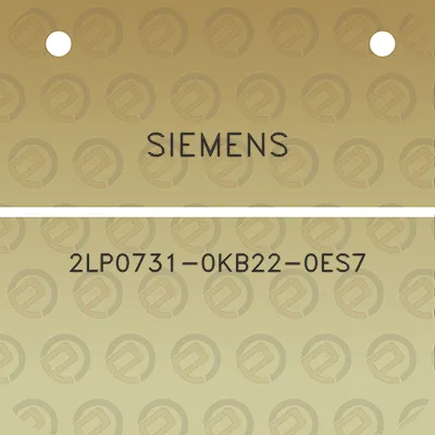 siemens-2lp0731-0kb22-0es7