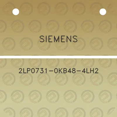 siemens-2lp0731-0kb48-4lh2