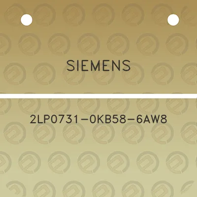 siemens-2lp0731-0kb58-6aw8