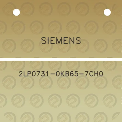 siemens-2lp0731-0kb65-7ch0