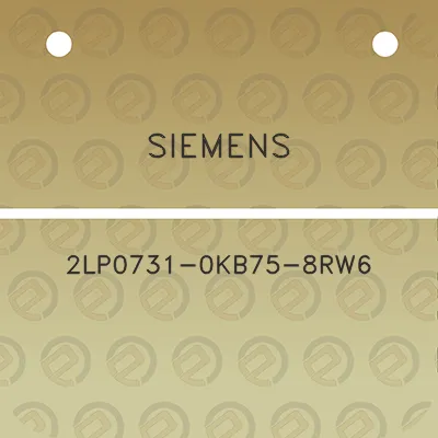 siemens-2lp0731-0kb75-8rw6