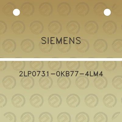 siemens-2lp0731-0kb77-4lm4