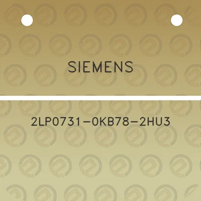 siemens-2lp0731-0kb78-2hu3