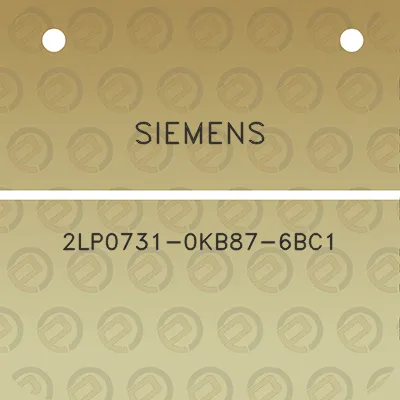 siemens-2lp0731-0kb87-6bc1