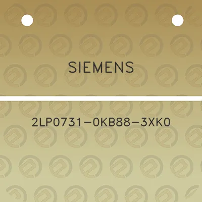 siemens-2lp0731-0kb88-3xk0