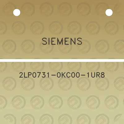 siemens-2lp0731-0kc00-1ur8