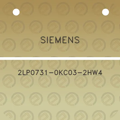 siemens-2lp0731-0kc03-2hw4