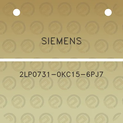 siemens-2lp0731-0kc15-6pj7