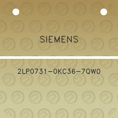 siemens-2lp0731-0kc36-7qw0