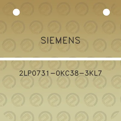 siemens-2lp0731-0kc38-3kl7