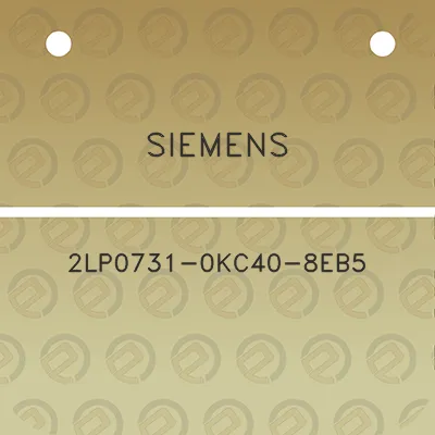 siemens-2lp0731-0kc40-8eb5