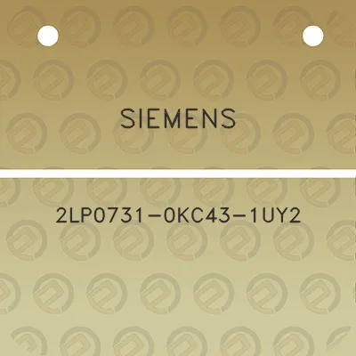 siemens-2lp0731-0kc43-1uy2