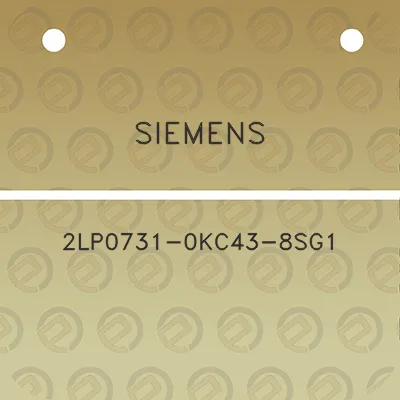 siemens-2lp0731-0kc43-8sg1