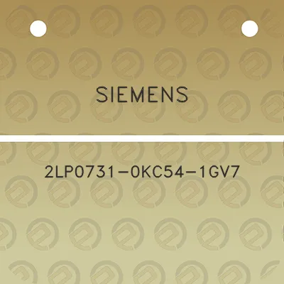 siemens-2lp0731-0kc54-1gv7