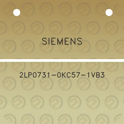 siemens-2lp0731-0kc57-1vb3