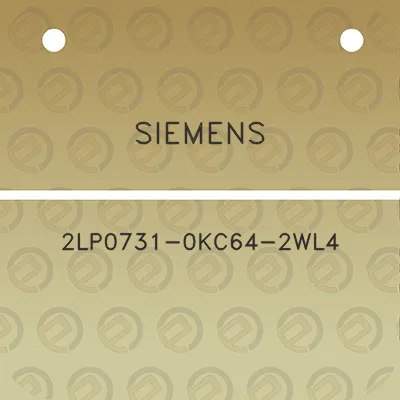 siemens-2lp0731-0kc64-2wl4