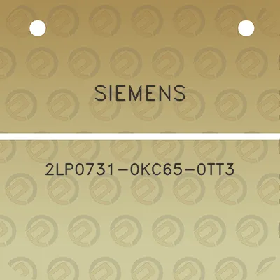 siemens-2lp0731-0kc65-0tt3