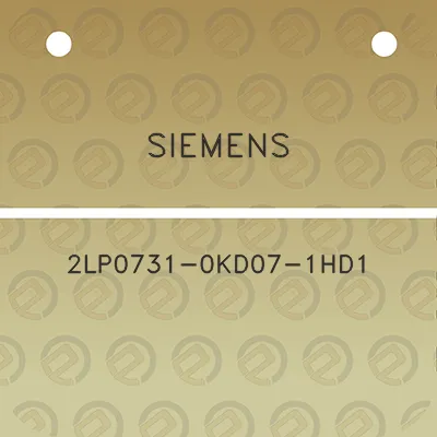 siemens-2lp0731-0kd07-1hd1