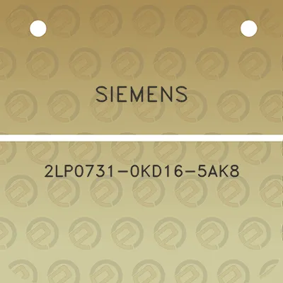 siemens-2lp0731-0kd16-5ak8