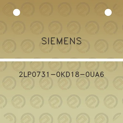 siemens-2lp0731-0kd18-0ua6