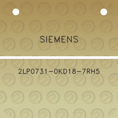 siemens-2lp0731-0kd18-7rh5