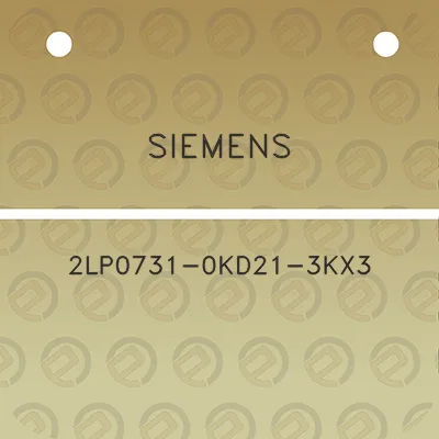 siemens-2lp0731-0kd21-3kx3